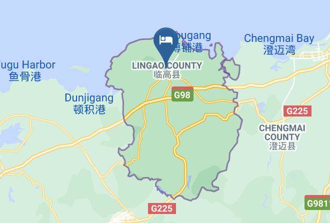 Lin Gao County - Jinri Hotel Maps