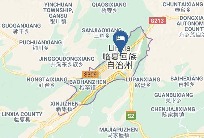 Linxia Huizu Aut Prefecture - Jinrong Hotel Maps
