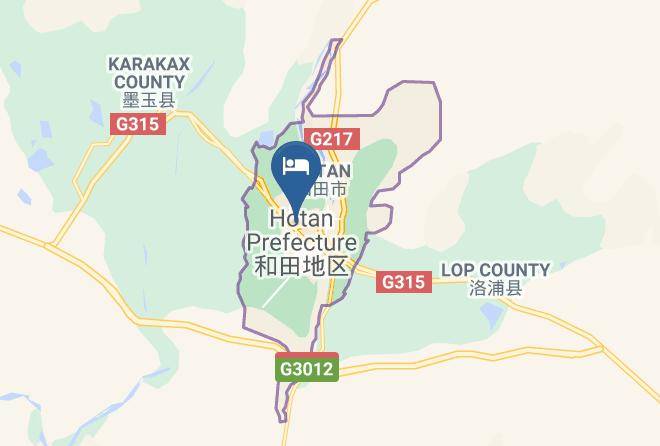 Hotan Region - Jinsanjiao Hotel Maps