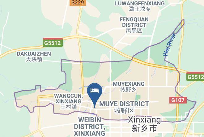 Xinxiang - Jinshan Hotel Maps