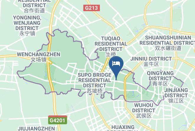 Chengdu - Jinshayuan Hotel Chengdu Maps