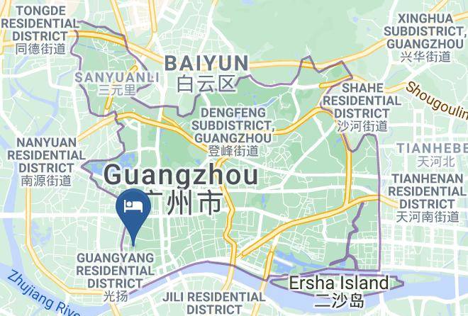 Guangzhou - Jintai Chain Hotel Guangzhou Haizhu Middle Branch Maps