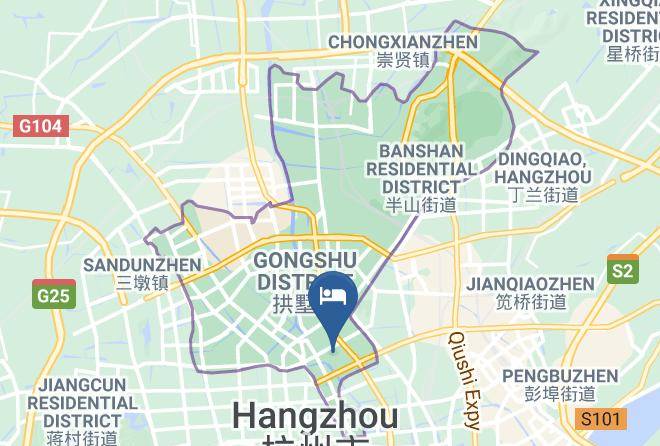 Hangzhou - Jinxiawan Bathing Spot Maps