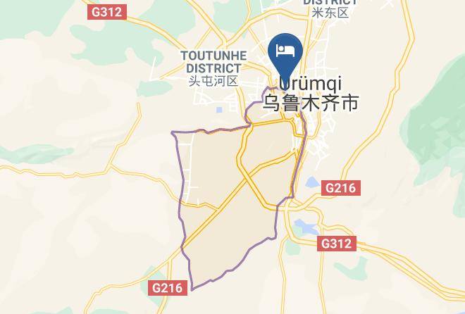 Urumqi - Jinxiu Hotel Maps