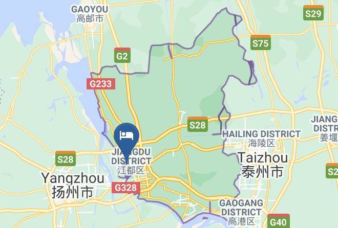 Yangzhou - Jinxiu Zhixing Hotel Maps
