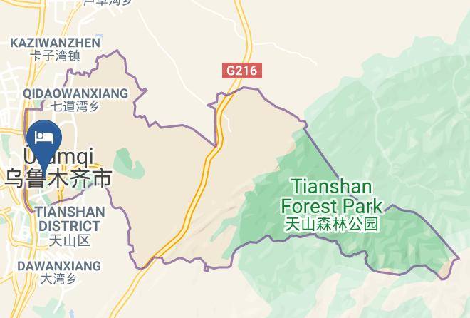 Urumqi - Jinxiujinhua Business Hotel Maps