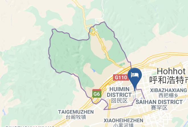 Hohhot - Jinyi Chain Hotel Hohhot Xinhua West Street Maps