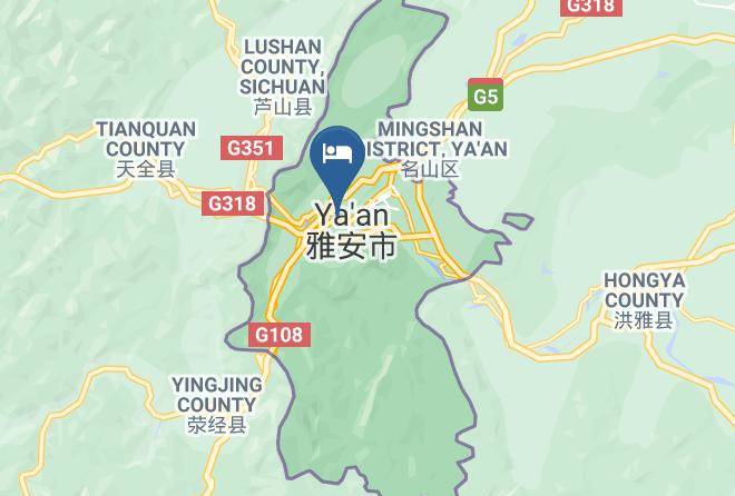 Yaan - Jinying Hotel Maps