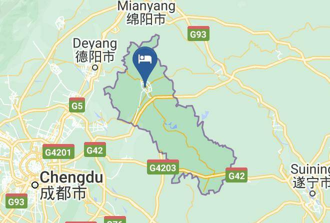 Deyang - Jinyinshan Jinrui Hotel Maps
