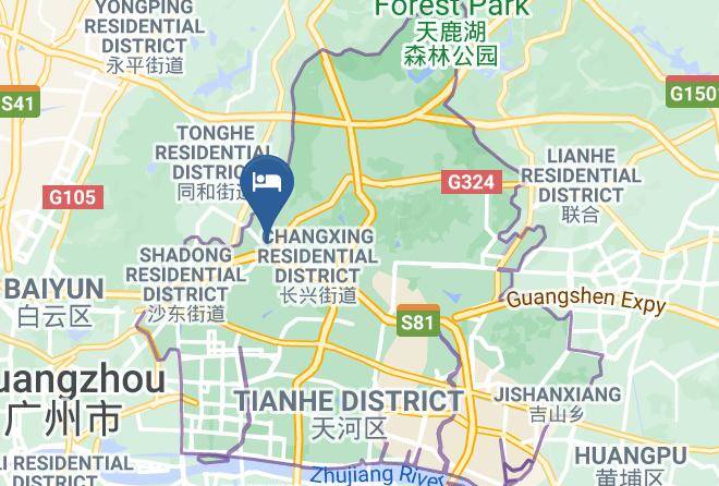 Guangzhou - Jinyuangang Hotel Maps