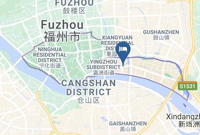 Fuzhou - Jinyue Express Hotel Maps