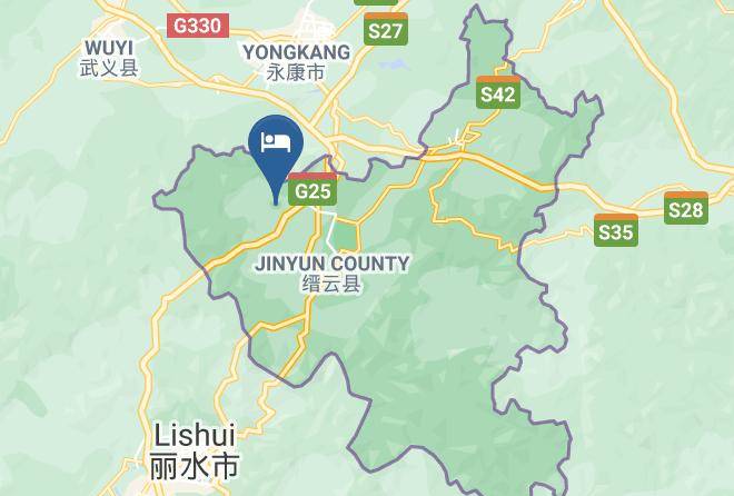 Lishui - Jinyun Jiangnan 933 Art Store Maps