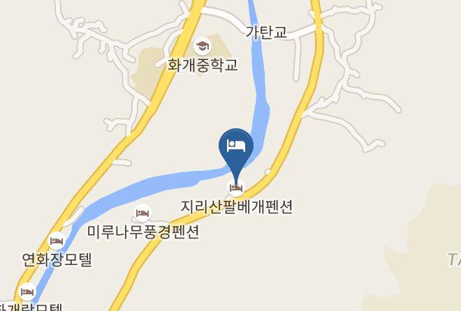 Hadonggun - Jiri Palbegae Pensions Maps