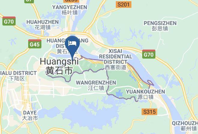 Huangshi - Jishideng Fashion Hotel Maps