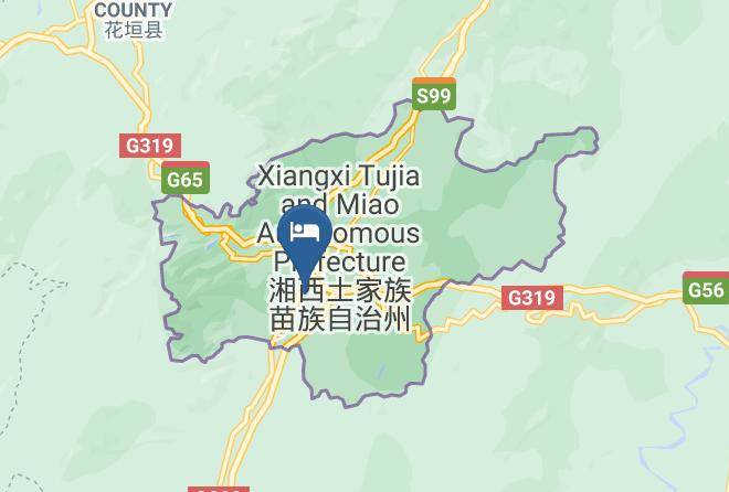 Xiangxi Aut Prefecture - Jishou Hollyear Inn Maps