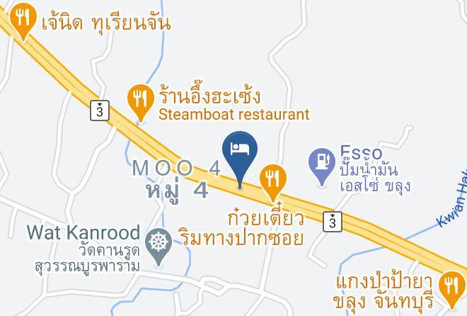 Amphoe Khlung - Jittrasrom Resort Maps