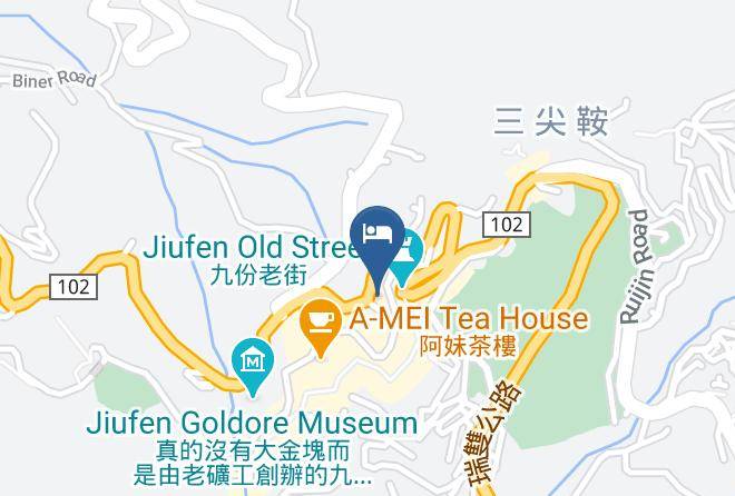Ruifang District Jioufen - Jiufen Hui Ming Homestay Maps