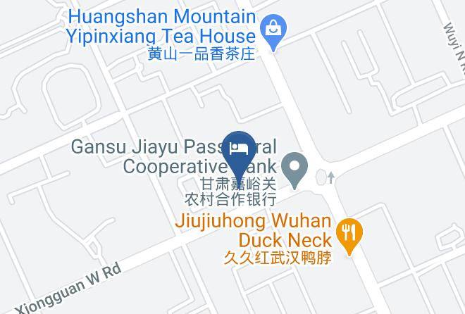Jiayuguan - Jiugang Hotel Jiayuguan Maps