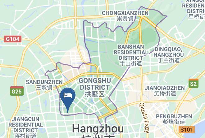 Hangzhou - Jiujia Hotel Maps