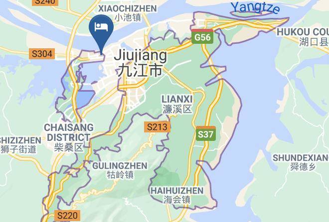 Jiujiang Tianhai Sixi Hotel Map