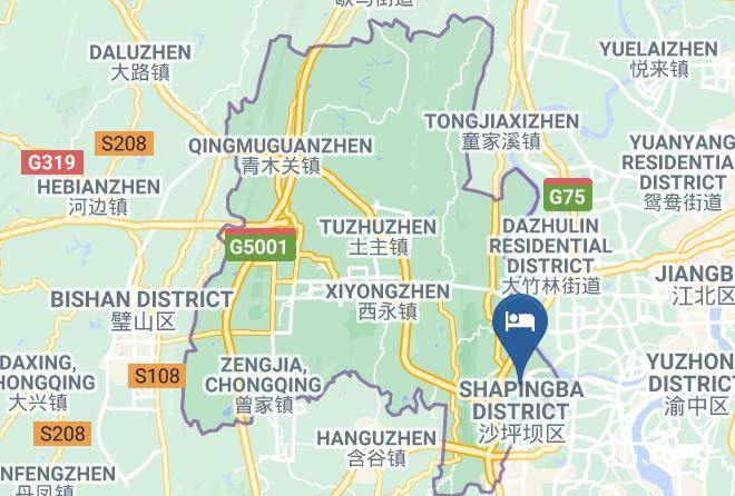 Shapingba District - Jiujulian Hotel Maps