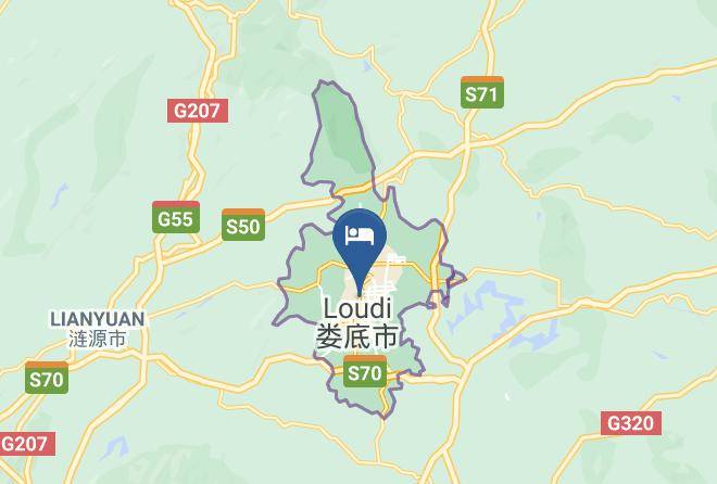 Loudi - Jiulong Huatian Hotel Maps