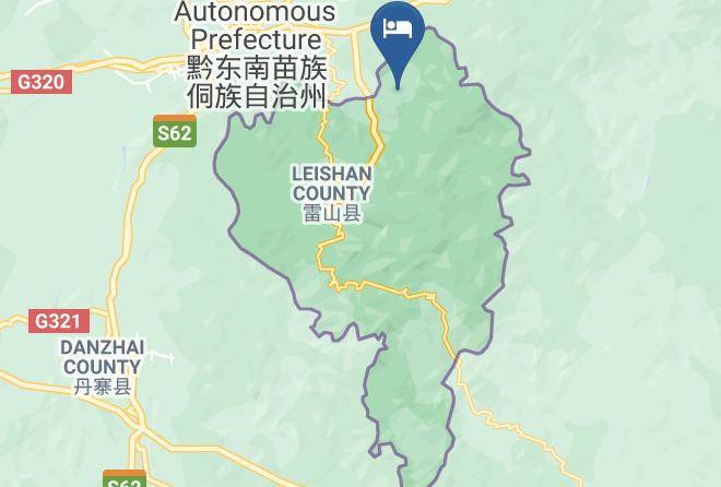 Qiandongnan Aut Prefecture - Jiuqi Xijiang Muyue Shanju Guanjing Hotel Maps