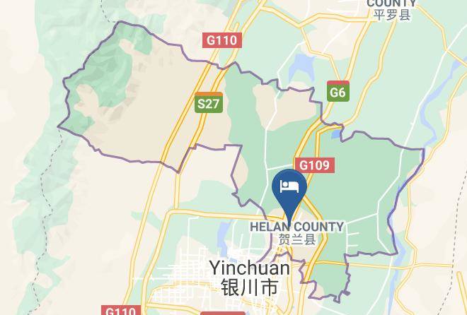 Yinchuan - Jiuyuan Commercial Hotel Maps