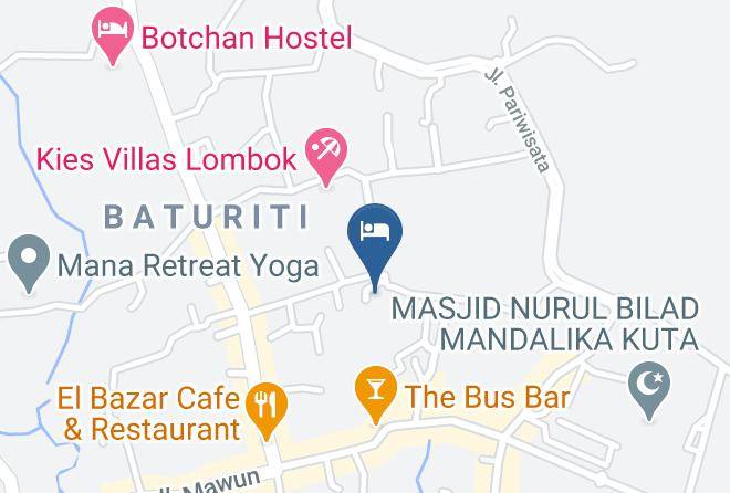 Central Lombok Regency - Jivana Resort Maps