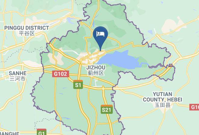 Jizhou District - Jixian Marriott Hotel Maps
