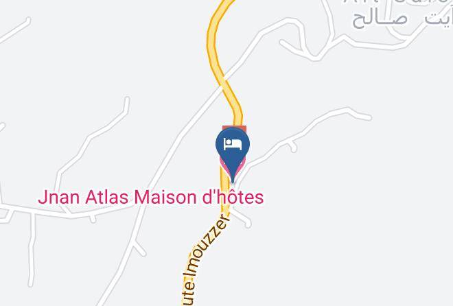 Fes Boulemane - Jnan Atlas Maison D'hotes Maps