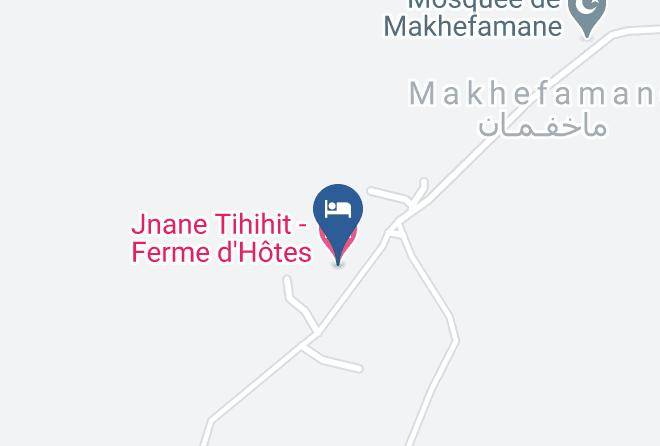 Marrakesh Tensift El Haouz - Jnane Tihihit Ferme D'hotes Maps