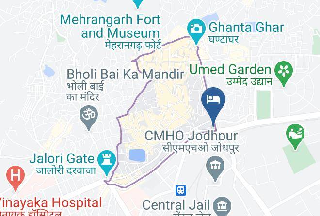 Jodhpur - Jodhpur Hotel And Dormitory Maps