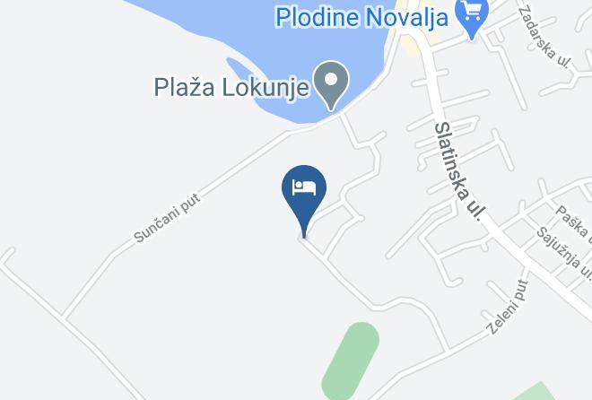 Novalja - Joel Hotel Maps
