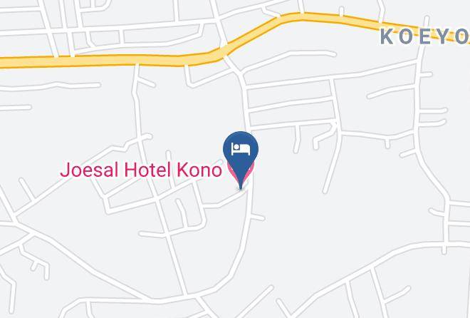 Kono - Joesal Hotel Kono Maps
