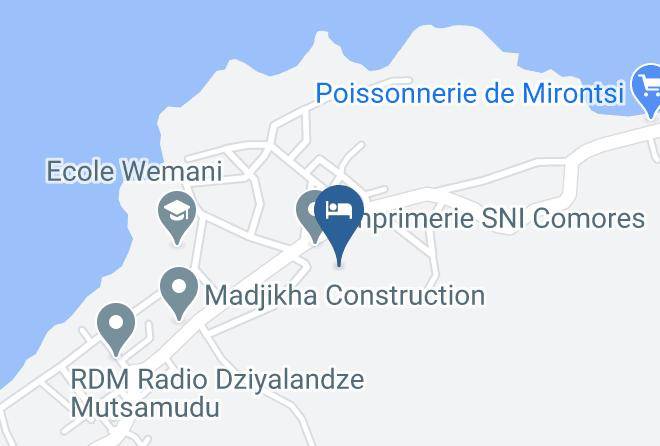 Moutsamoudou - Johanna Livingstone Hotel Maps