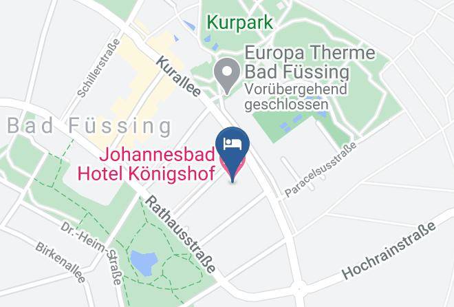 Johannesbad Hotel Konigshof Map