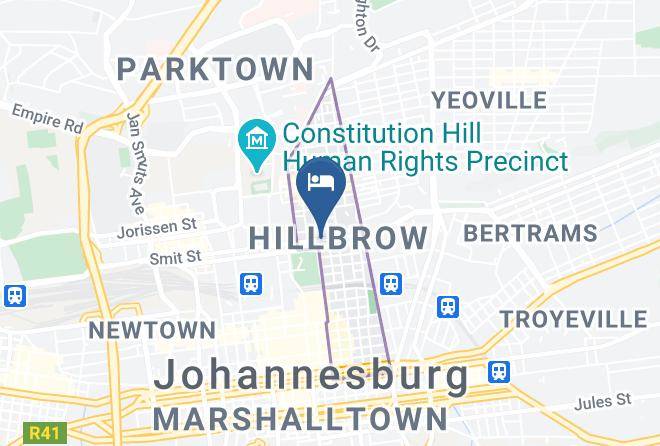 City Of Johannesburg - Johannesburg Hotel Maps