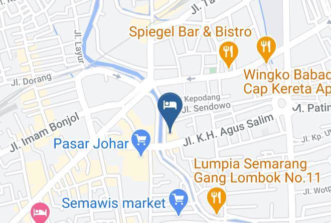 Kota Semarang - Johar Hotel Maps