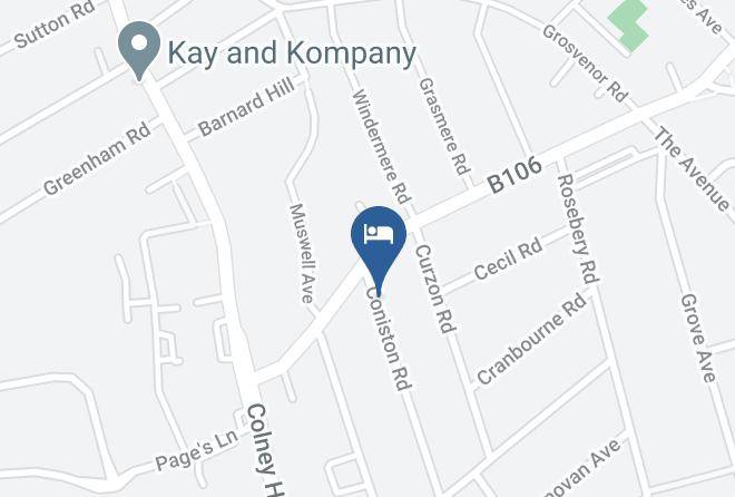 London - John & Norma's Homestay B&b Maps
