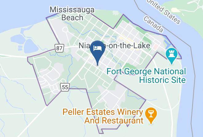 Niagara - John's Gate Gourmet Bed And Breakfast Maps