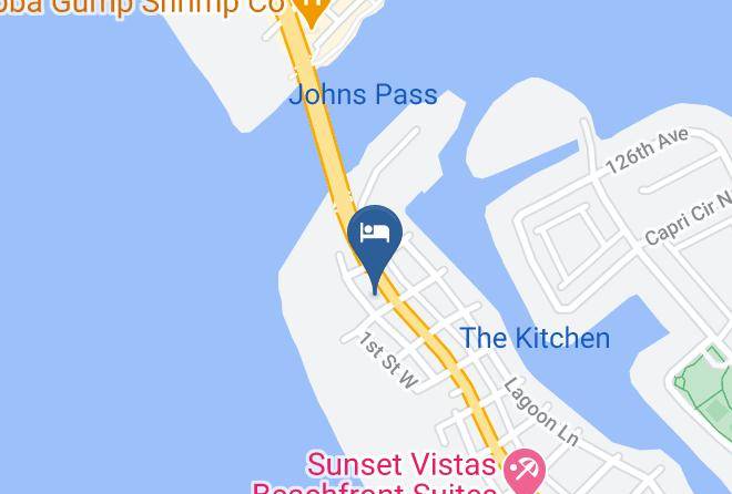Pinellas - John's Pass Beach Motel Maps