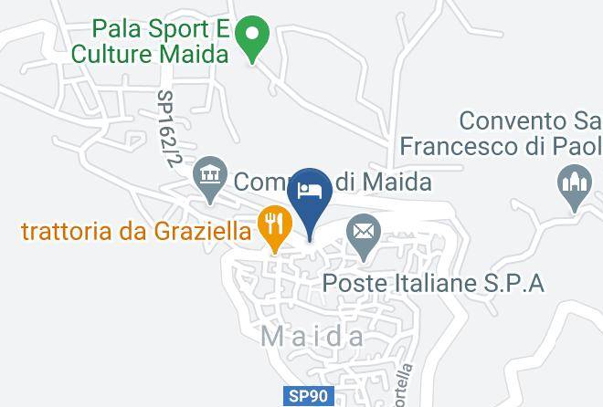 Catanzaro - John Stuart Hotel Di Furgiuele Immacolato Maps