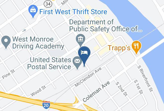 Ouachita Par - John Thomas Salon Bed And Breakfast Maps