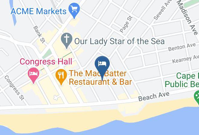 Cape May - John Wesley Inn Bed And Breakfast Maps