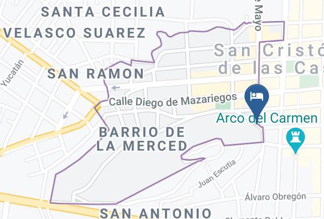 San Cristobal De Las Casas - Jol Ja Hotel Boutique & Spa Maps