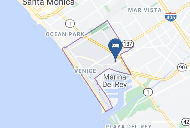 Los Angeles - Jolly Roger Hotel Maps