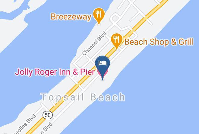 Pender - Jolly Roger Inn & Pier Maps