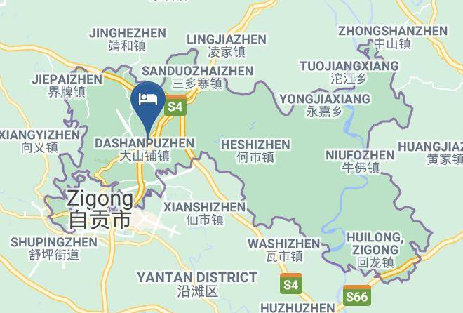 Zigong - Jolly Spring Hotel Maps