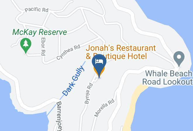 Northern Beaches - Jonahs Restaurant & Boutique Hotel Maps